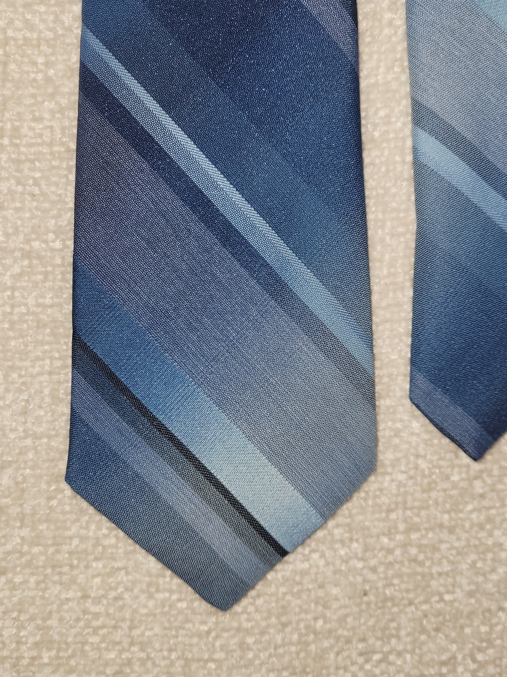 Winfield Blue Striped Men's Tie - Classic Work & Formal Style